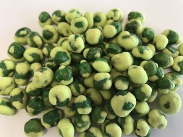 Οι κίτρινες βιταμίνες πρόχειρων φαγητών πράσινων μπιζελιών Wasabi πιστοποιητικών HALAL περιέχουν τη μαζική συσκευασία