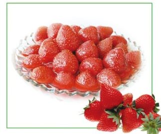 Εύγευστα οργανικά κονσερβοποιημένα φρούτα ζελατίνας, κονσερβοποιημένες φράουλες με τα πιστοποιητικά υγείας