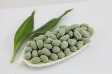 Ταϊλανδικά κονιοποιημένα Wasabi φυστίκια ζάχαρης γύρω από την πράσινη υγεία Certifiacted χρώματος