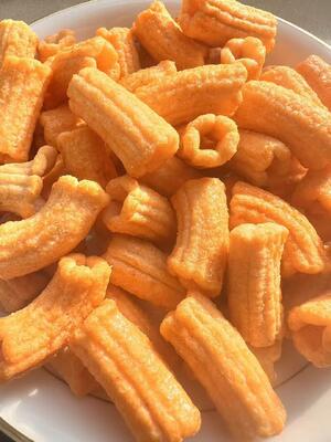 Κράκερ Ρυζιού Γλυκό και Πικάντικο Γεύση, ένα γευστικό μείγμα σνακ, λωρίδες ρυζογκοφρέτας Κορέας, αναπτύχθηκε για εθνικές κατηγορίες σνακ.