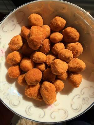 Σνακ Αράπικων Φιστικιών Golden Yolk Crunch με Κρόκο Αυγού και Πικάντικη Γεύση σε Προσαρμοσμένη Συσκευασία OEM