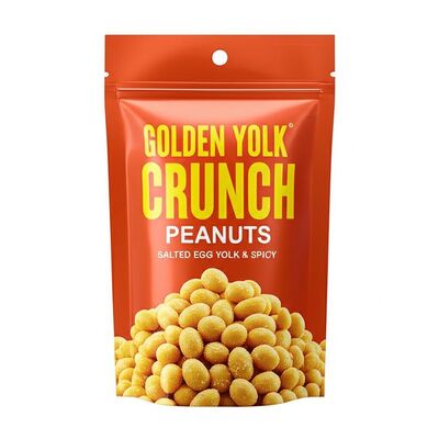 Σνακ Αράπικων Φιστικιών Golden Yolk Crunch με Κρόκο Αυγού και Πικάντικη Γεύση σε Προσαρμοσμένη Συσκευασία OEM