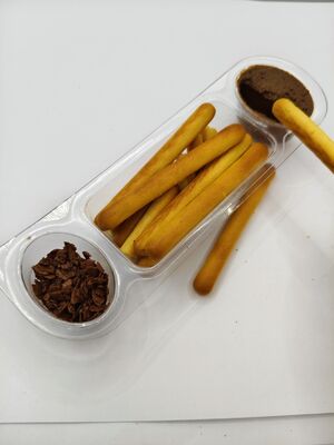 Γουρμέ σοκολάτα με 22% στερεά κακάο και ροζ αλάτι Ιμαλαΐων σε διπλή τσάντα