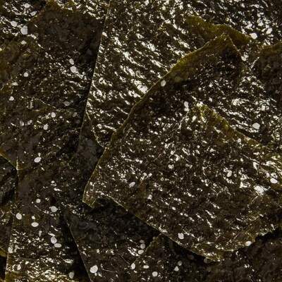 Ψημένα Σνακ Φύκια με Γεύση Θαλασσινού Αλατιού - Υγιεινό Σνακ Μίγμα Χωρίς Γλουτένη και Χαμηλών Λιπαρών