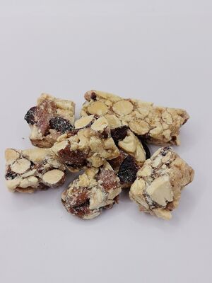 Crispy Peanut Crunch με Sweet Dried Cranberries - Φορητό υγιεινό σνακ σόγιας