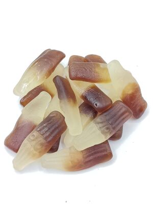 Αληθινή Κόλα Σόδα γεύση Gummy Candy με διασκεδαστικό σχήμα μπουκάλι Κόλα και τέλεια μαστούρα υφή Σόγια Σνακς