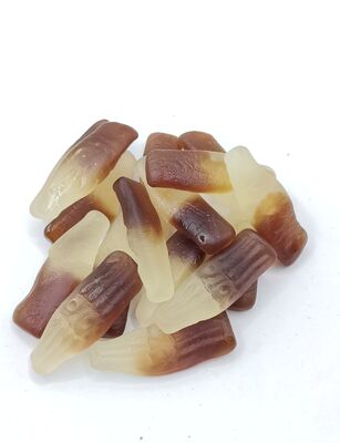 Αληθινή Κόλα Σόδα γεύση Gummy Candy με διασκεδαστικό σχήμα μπουκάλι Κόλα και τέλεια μαστούρα υφή Σόγια Σνακς