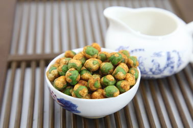 Η χονδρική γεύση Vegan Hot&Spicy που τηγανίστηκε έντυσε τα τριζάτα πρόχειρα φαγητά πράσινων μπιζελιών
