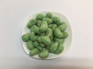 Το καλό γούστο Wasabi έντυσε τα πρόχειρα φαγητά BRC καρυδιών των δυτικών ανακαρδίων/επικυρωμένα τα HACCP πρόχειρα φαγητά καρυδιών γούστου τροφίμων υγιή καλά