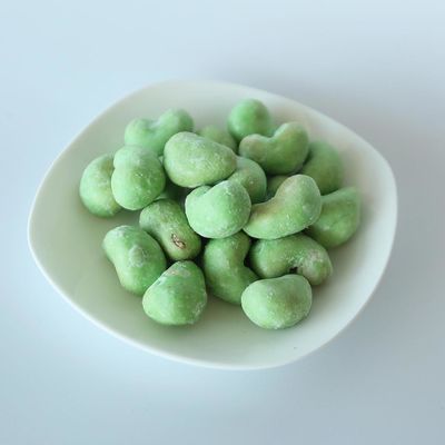 Μη-ΓΤΟ Wasabi/ντυμένα μουστάρδα πρόχειρα φαγητά καρυδιών των δυτικών ανακαρδίων υγιή με τα ψημένα τριζάτα και πιστοποίηση τραγανά τρόφιμα Halal
